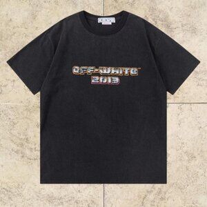 Off-White Men's Black T-Shirt